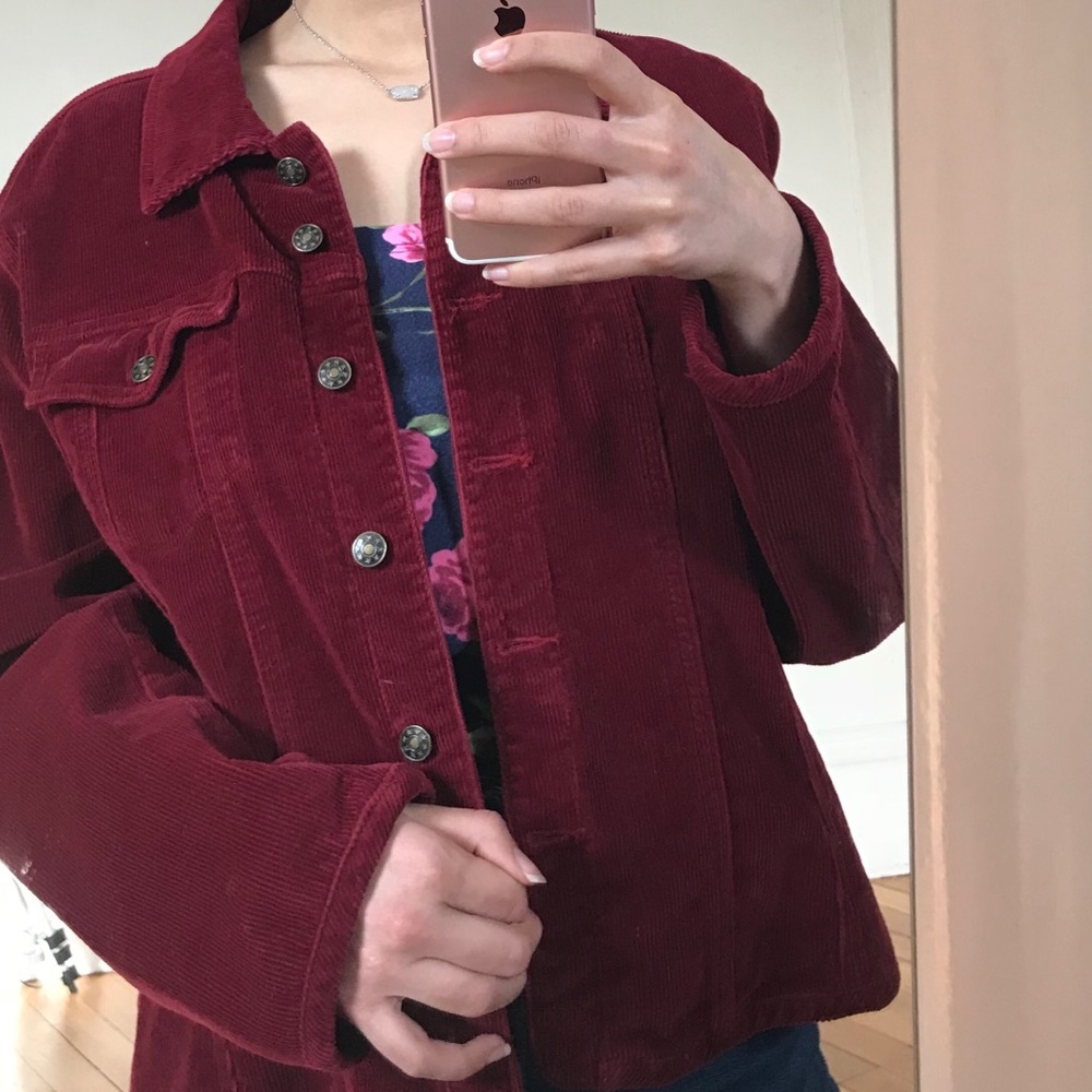 🌹RED CORDUROY JACKET🌹